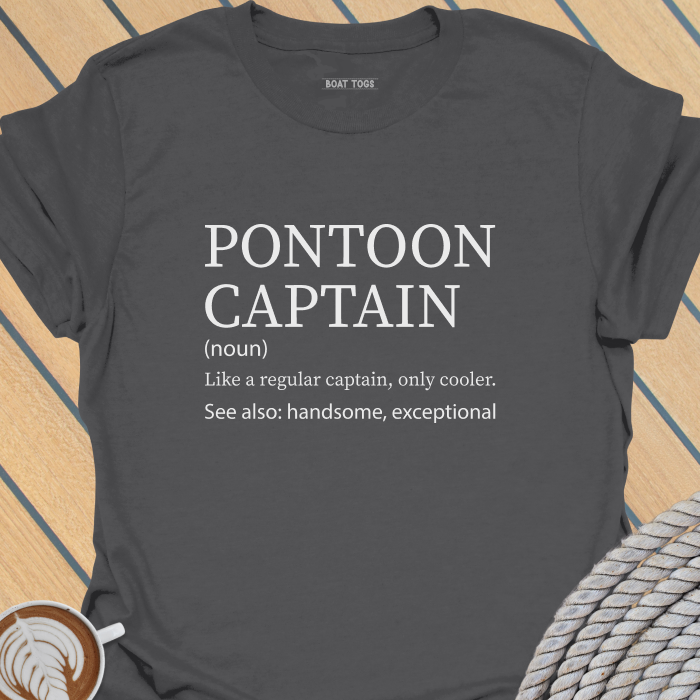 Pontoon captain defn T-shirt