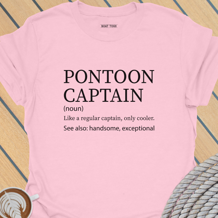 Pontoon captain defn T-shirt