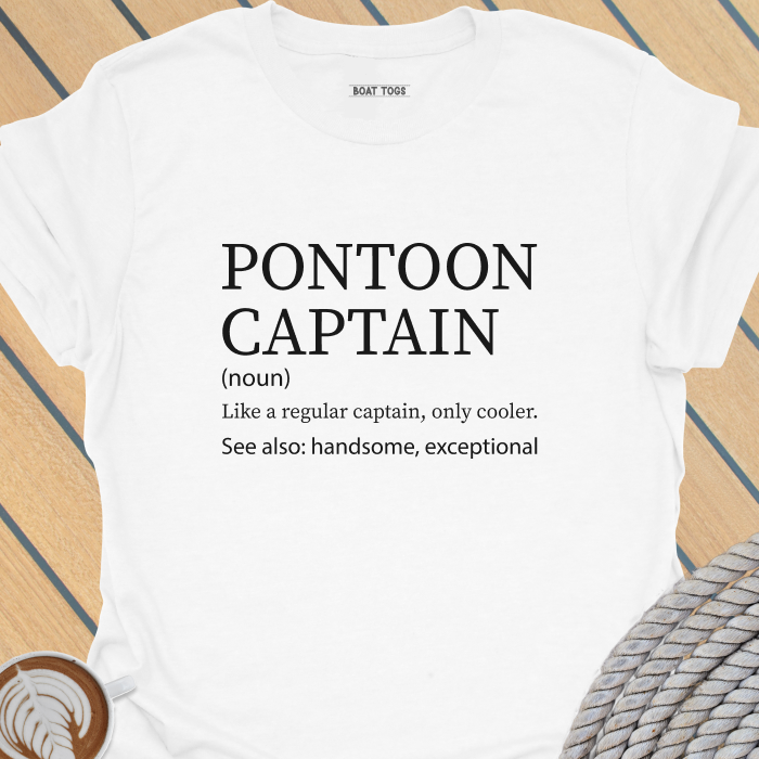 Pontoon captain defn T-shirt