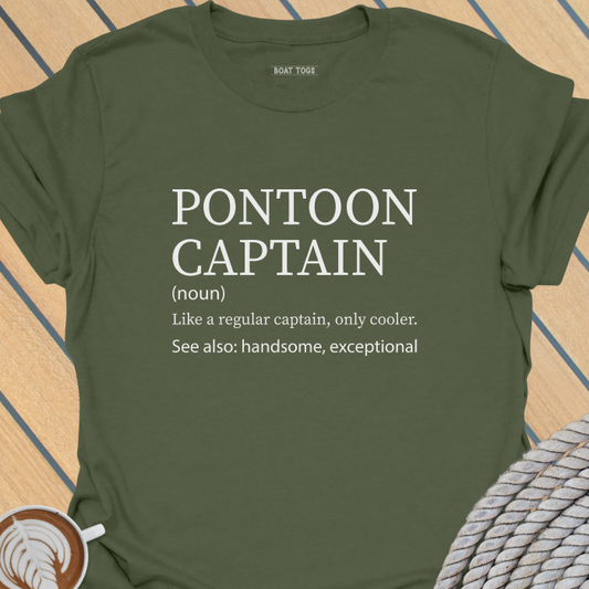 Pontoon captain defn T-shirt