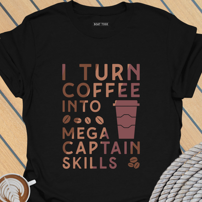 Coffee mega skills T-shirt