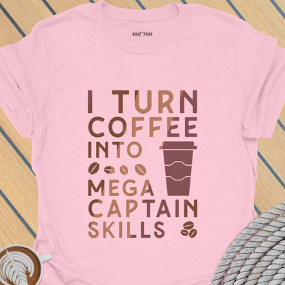 Coffee mega skills T-shirt