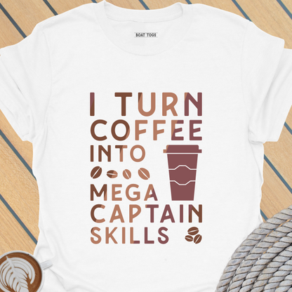 Coffee mega skills T-shirt