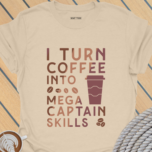 Coffee mega skills T-shirt