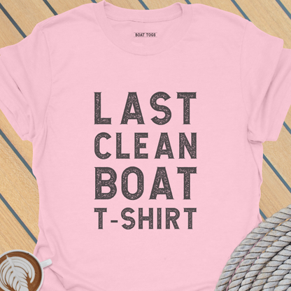 Last clean boat T-shirt