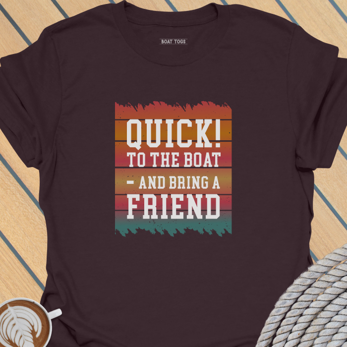 Quick To the boat T-shirt – Boat Togs