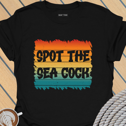 Spot the sea cock T-shirt