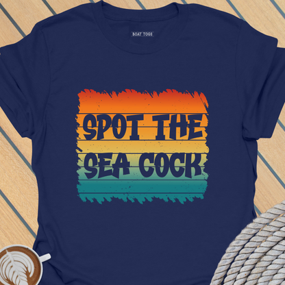 Spot the sea cock T-shirt