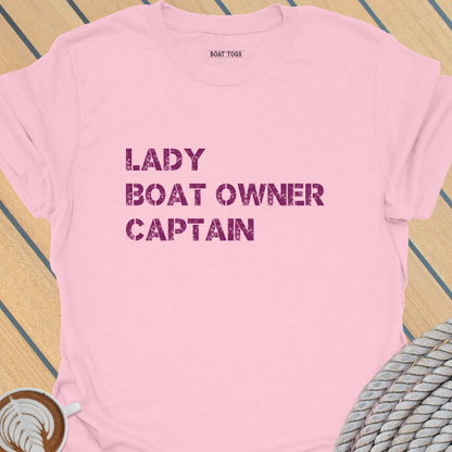 Lady owner captain T-shirt