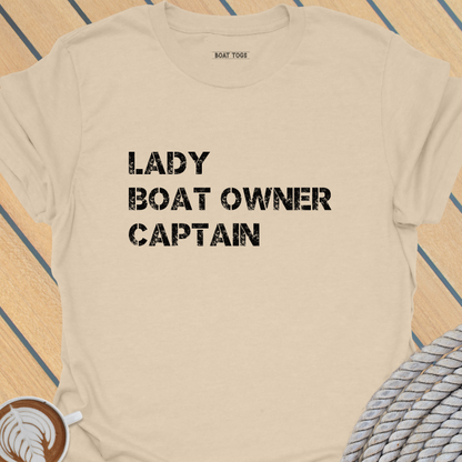 Lady owner captain T-shirt