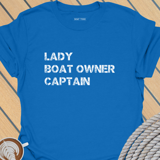 Lady owner captain T-shirt