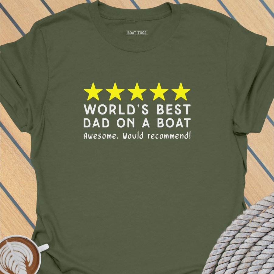 Worlds best dad T-shirt