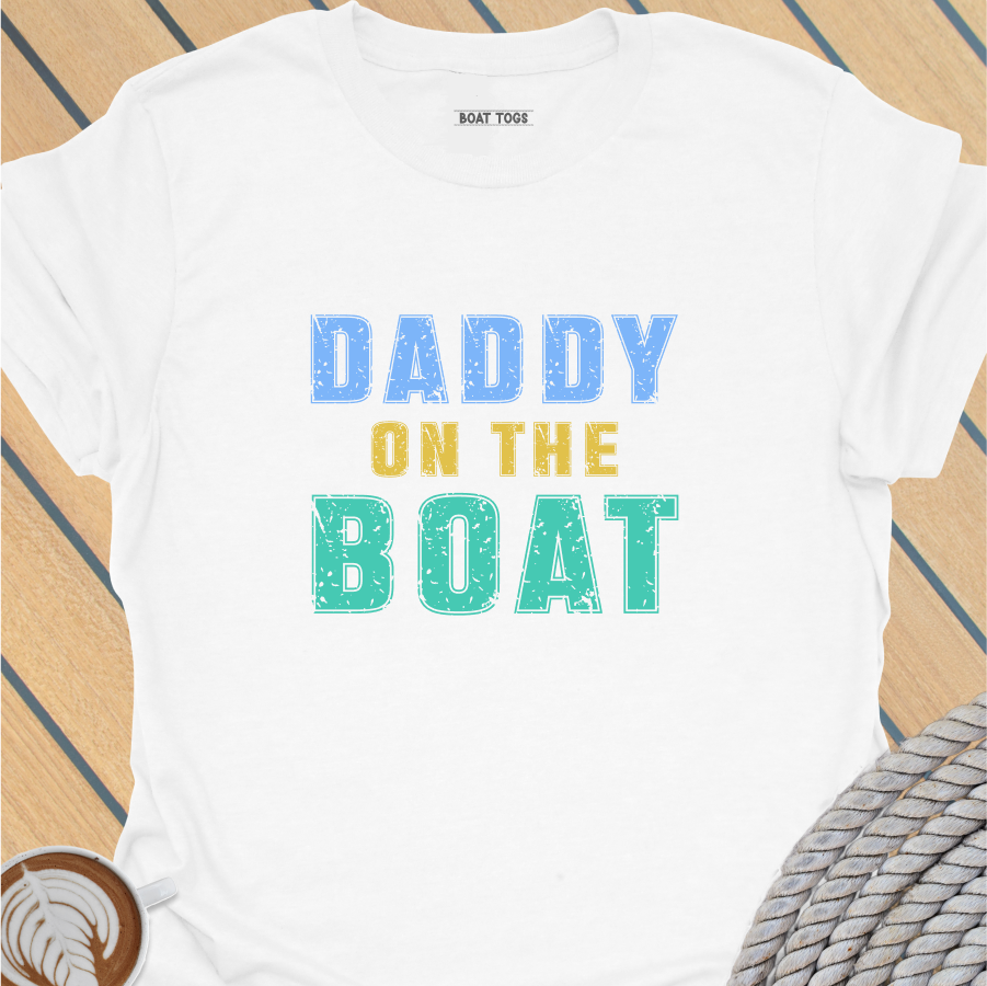 Daddy on boat T-shirt