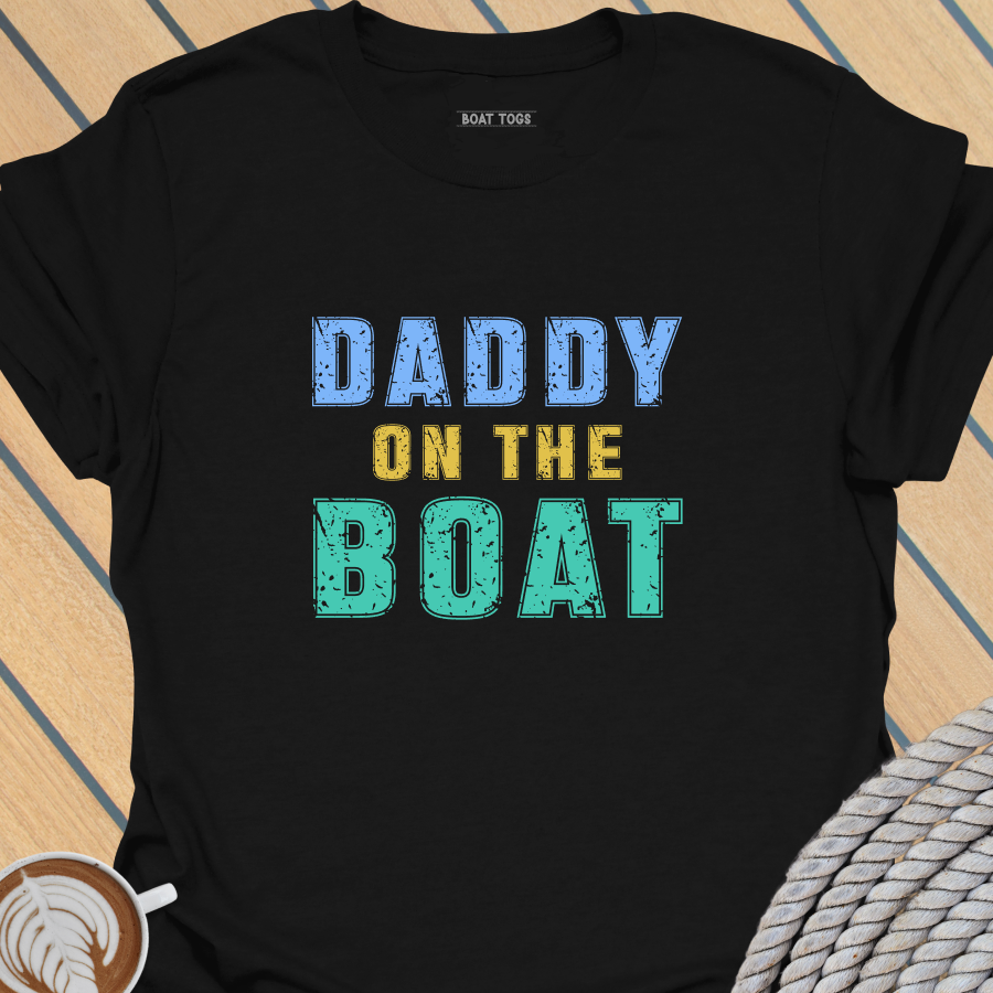 Daddy on boat T-shirt