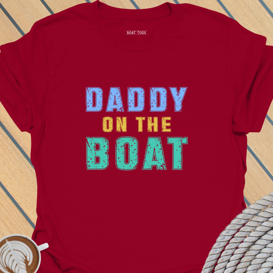 Daddy on boat T-shirt