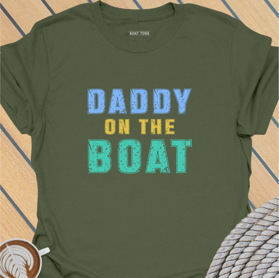 Daddy on boat T-shirt