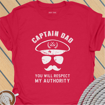 Respect dad authority T-shirt