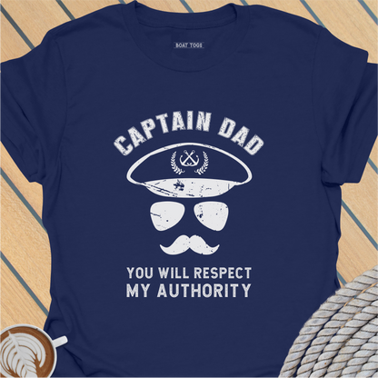 Respect dad authority T-shirt