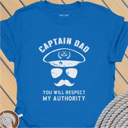 Respect dad authority T-shirt