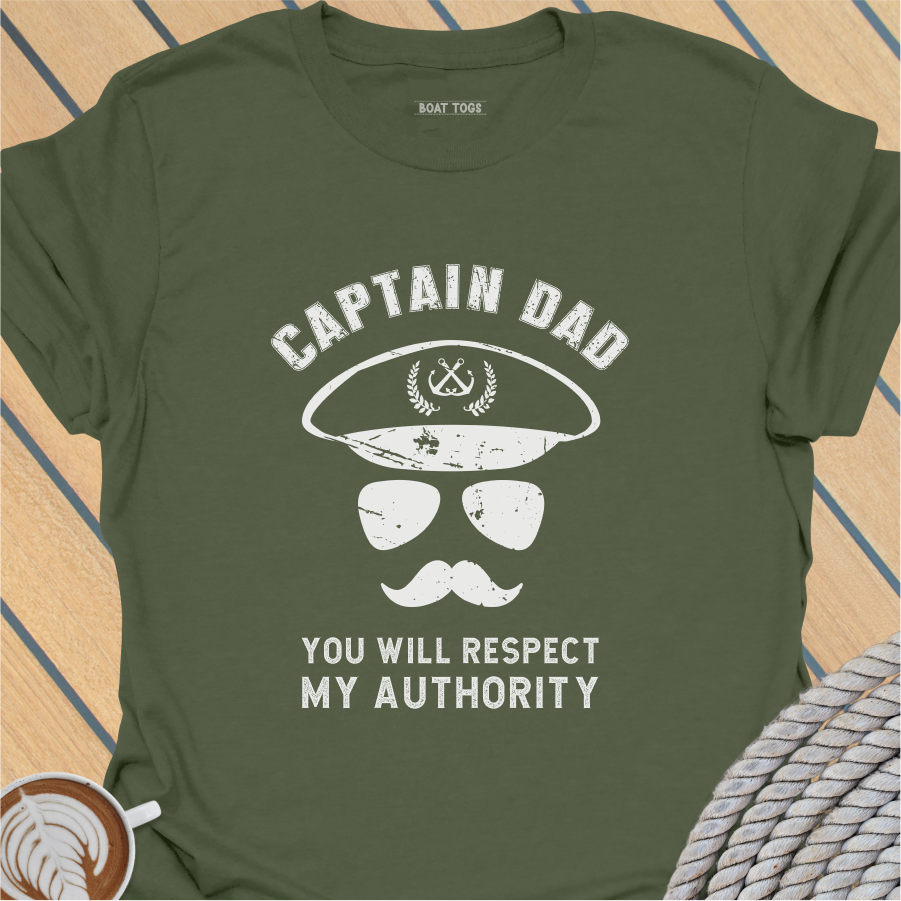 Respect dad authority T-shirt