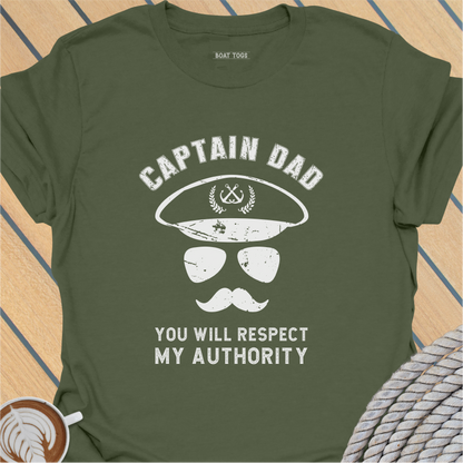 Respect dad authority T-shirt