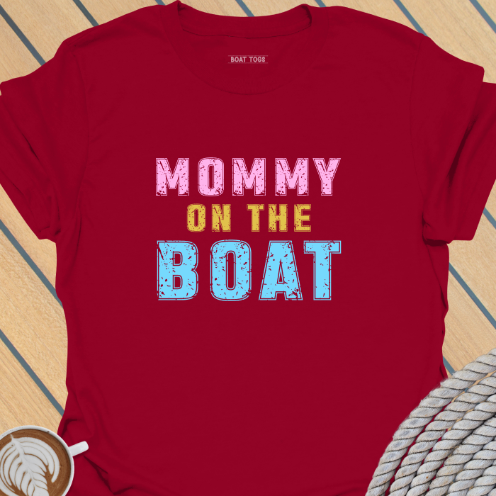 Mommy on Boat T-shirt