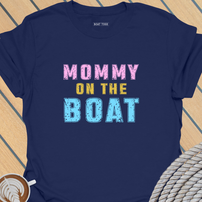 Mommy on Boat T-shirt