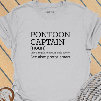Pontoon captain definition pretty T-shirt