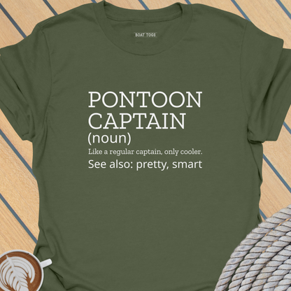 Pontoon captain definition pretty T-shirt