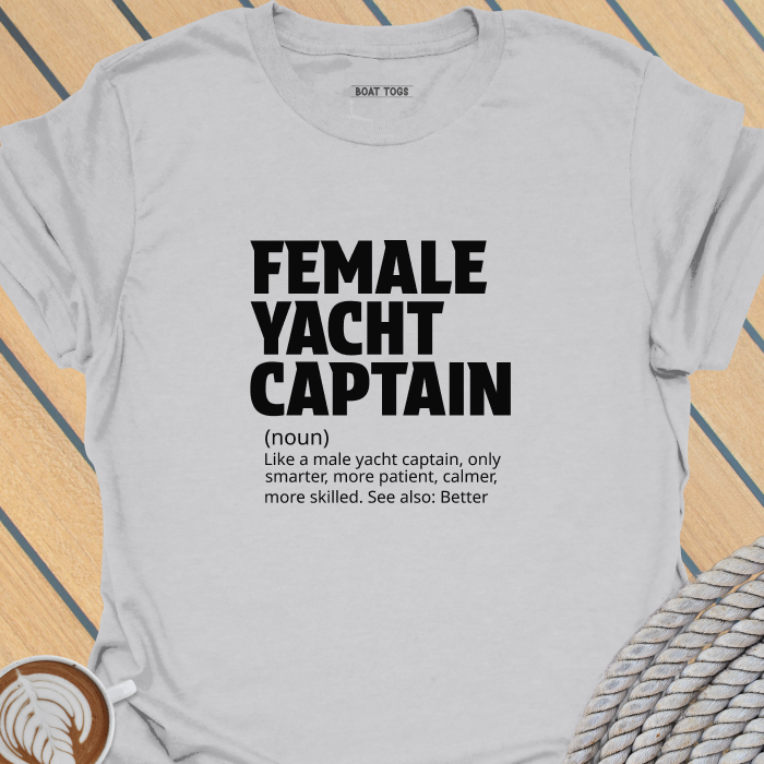 Female yacht captain T-shirt
