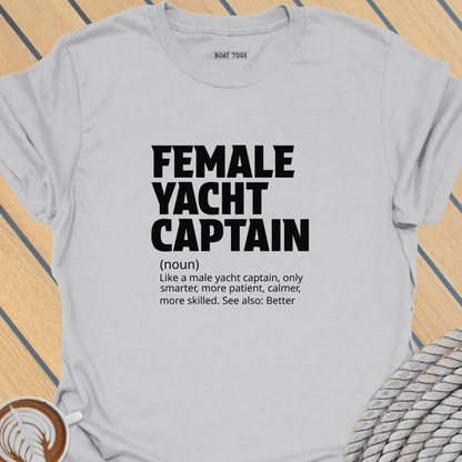 Female yacht captain T-shirt
