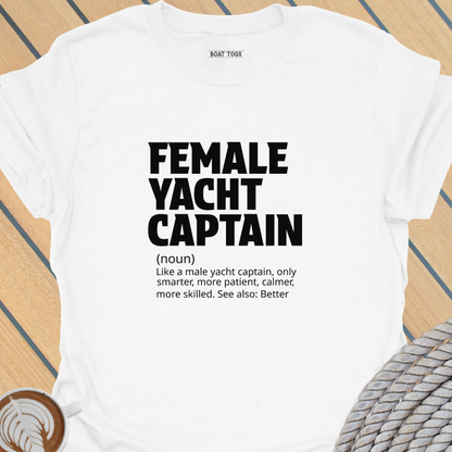 Female yacht captain T-shirt