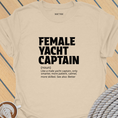 Female yacht captain T-shirt