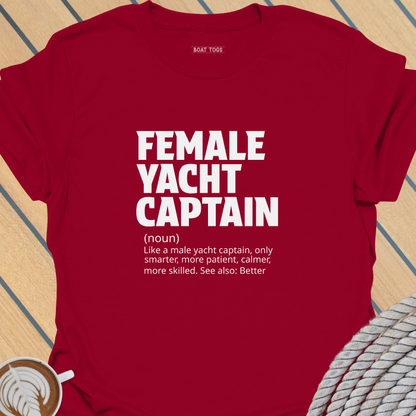Female yacht captain T-shirt