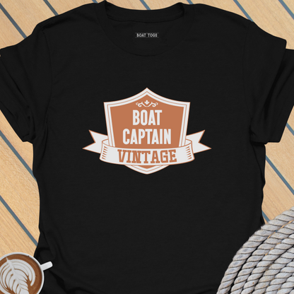 Captain badge vintage - boat T-shirt