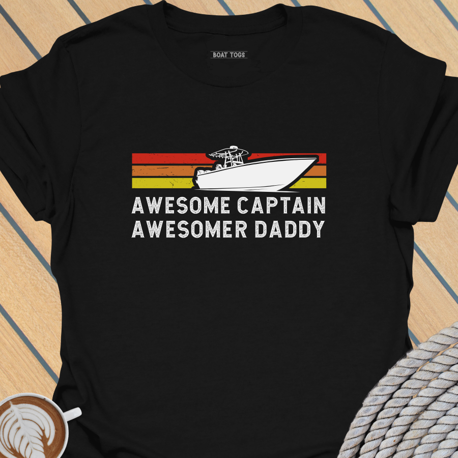 Sunset awesomer daddy T-shirt