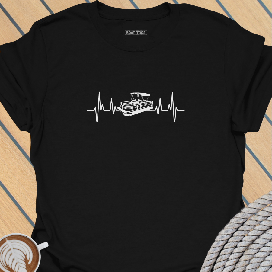 Pontoon heartbeat T-shirt