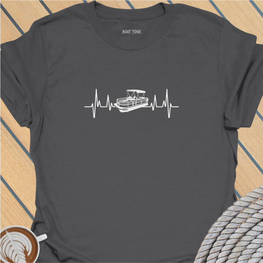 Pontoon heartbeat T-shirt