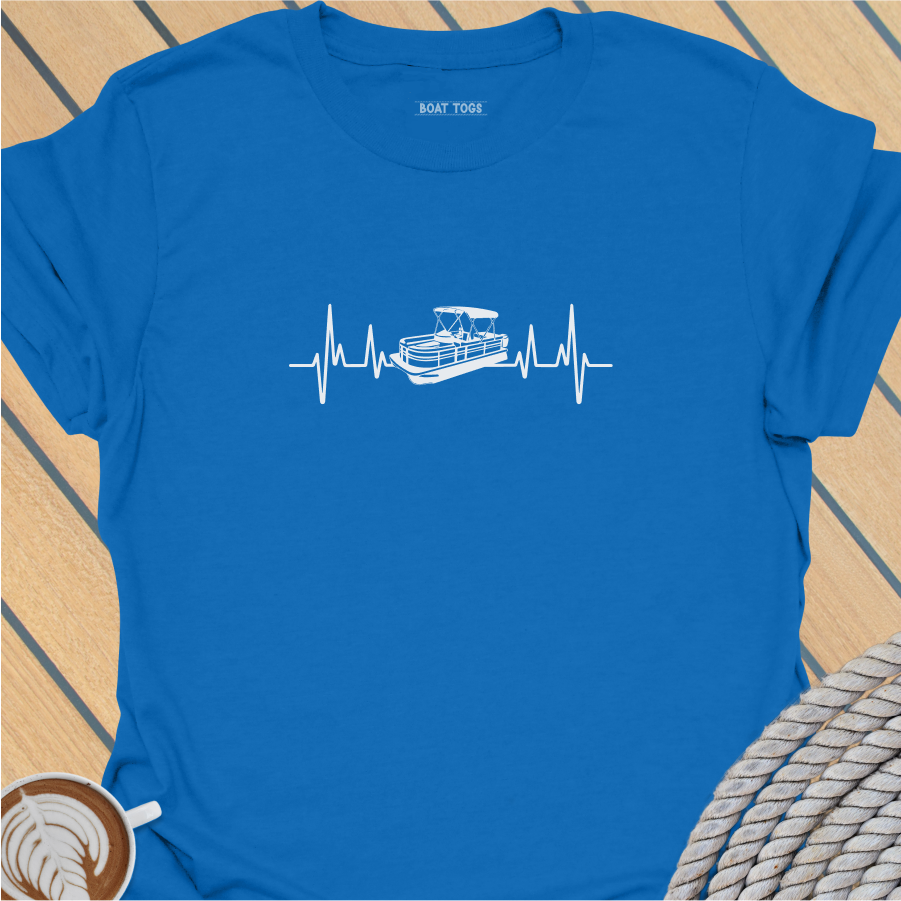Pontoon heartbeat T-shirt