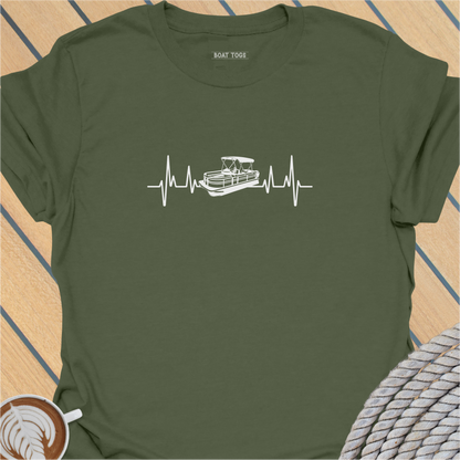 Pontoon heartbeat T-shirt
