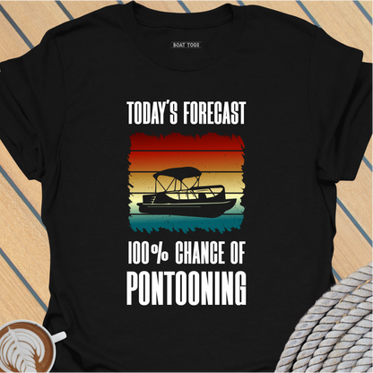 Forecast chance of pontooning T-shirt