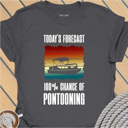 Forecast chance of pontooning T-shirt