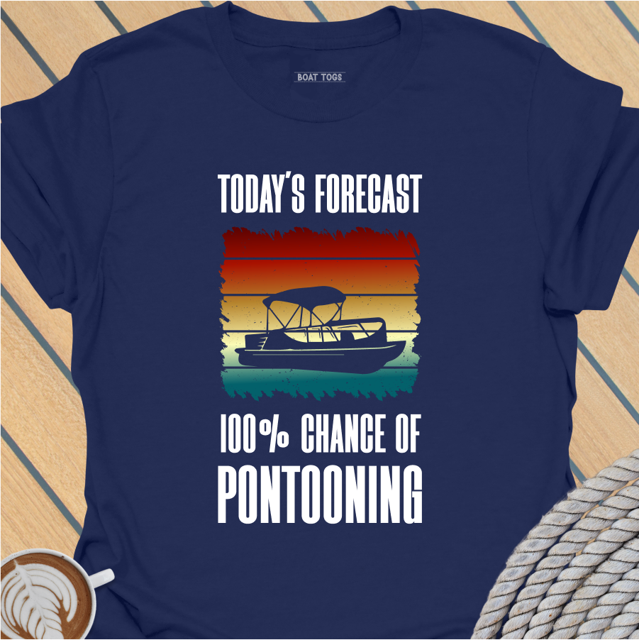 Forecast chance of pontooning T-shirt