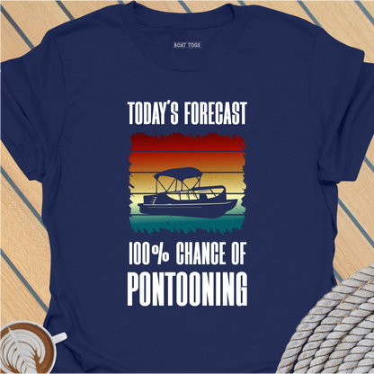 Forecast chance of pontooning T-shirt