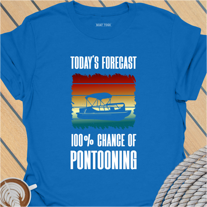 Forecast chance of pontooning T-shirt