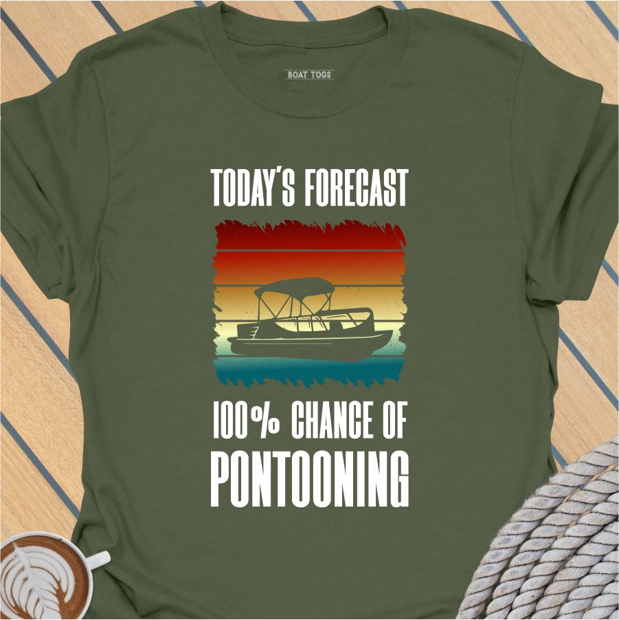 Forecast chance of pontooning T-shirt