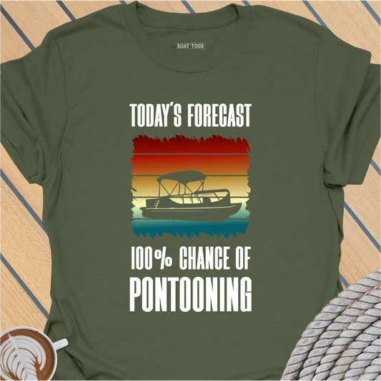 Forecast chance of pontooning T-shirt