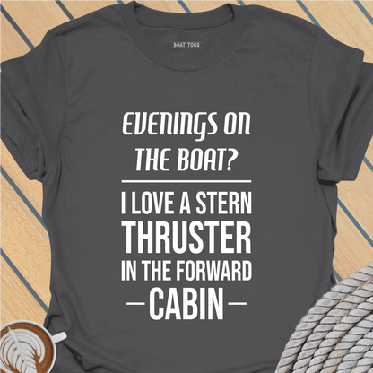 Stern thruster forward cabin T-shirt