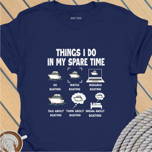 Things in my spare time - boat T-shirt