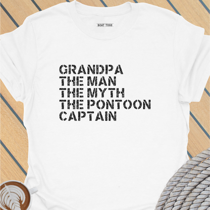 Pontoon Grandpa myth T-shirt